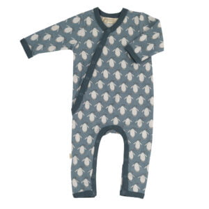 Pigeon Penguin Romper - Blue