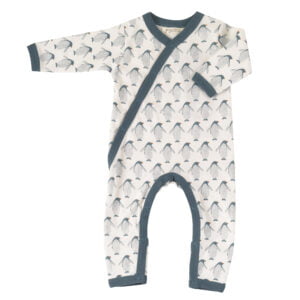 Pigeon Penguin Romper - White