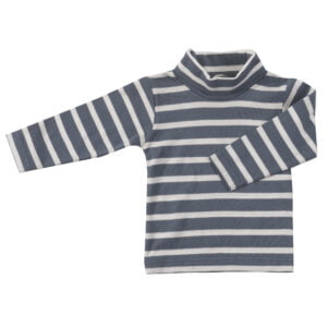 Pigeon Polo Neck Blue/White