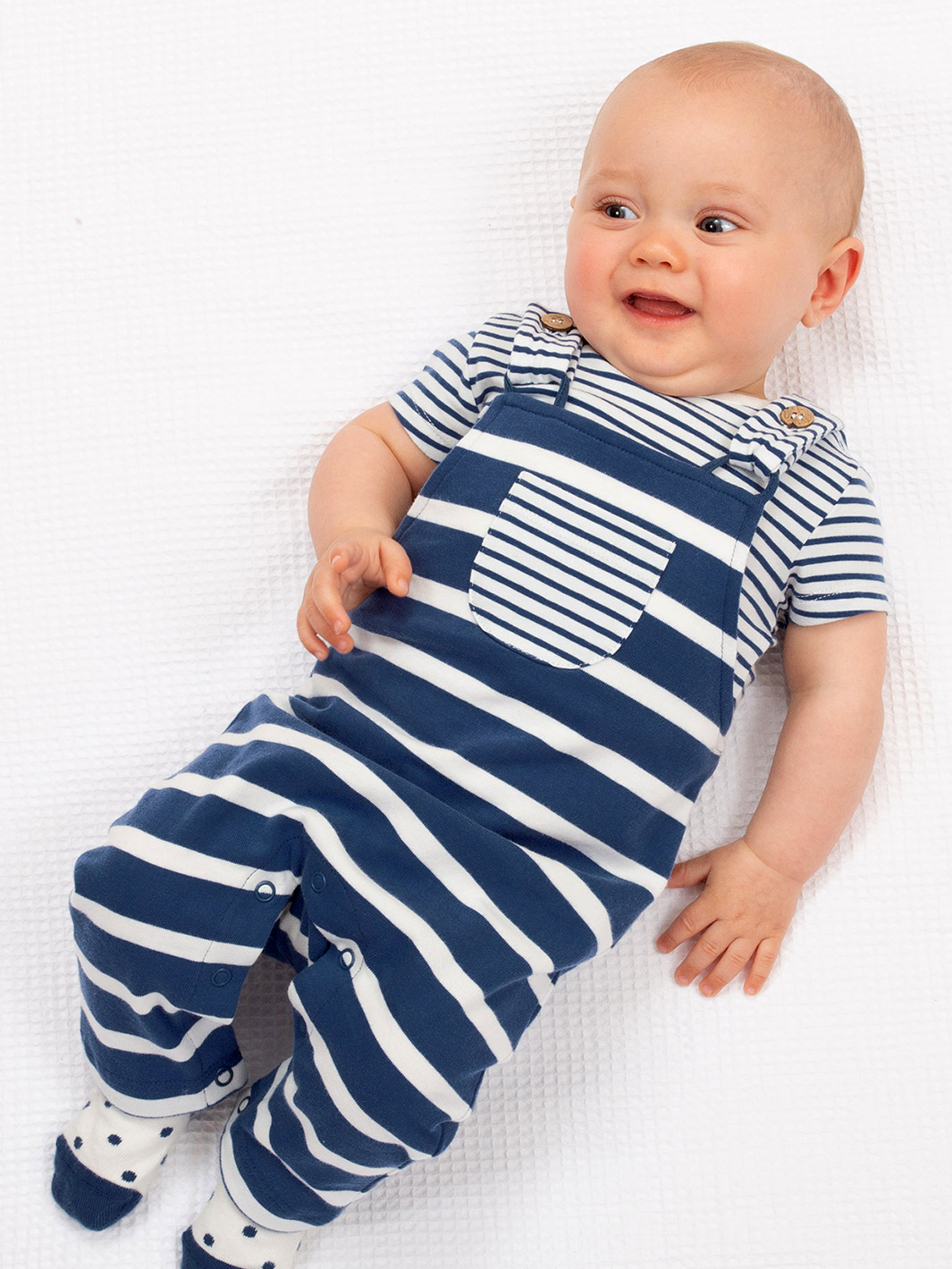 Kite Stripy Dungarees 5